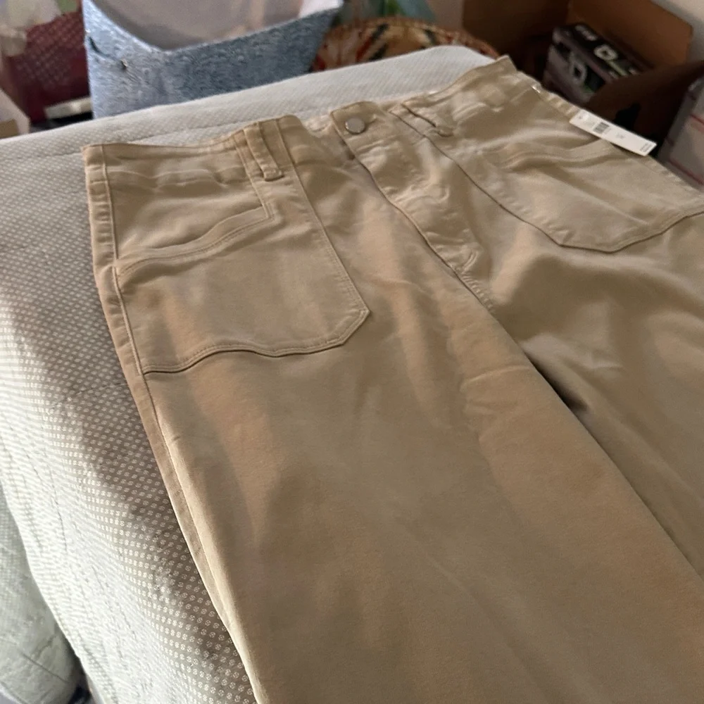 PAIGE Tan Utility Trousers - Picture 8 of 8